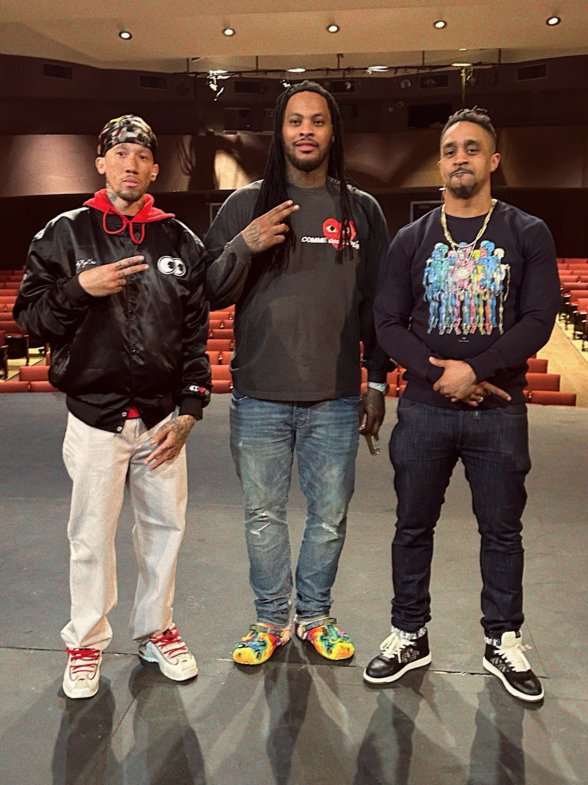 With Waka Flocka at Kupferberg Center, Queens College